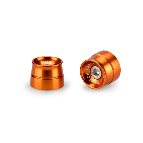 Puig Bar End Aluminum Mod.Speed Kawasaki (Orange)