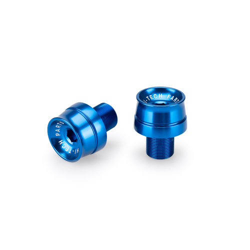 Puig Bar End Aluminum Mod.Speed Kawasaki (Blue)