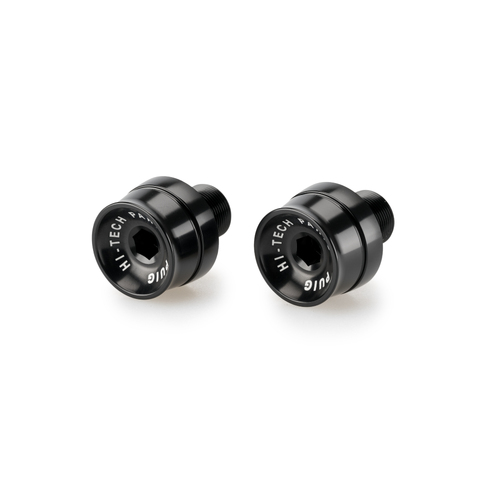 Puig Bar End Aluminum Mod.Speed Kawasaki (Black)