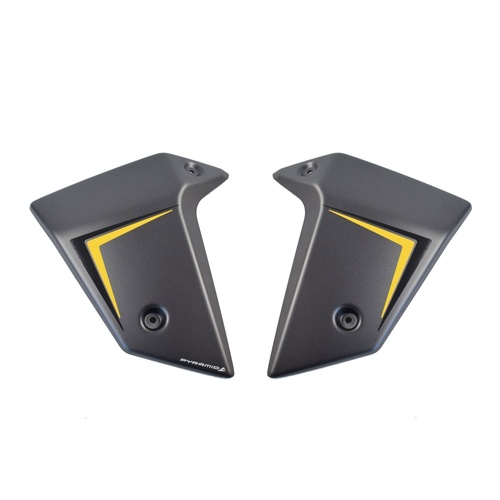 Pyramid Radiator Cheeks | Matte Iridium Grey Metallic | Honda CB 750 Hornet 2022>2024