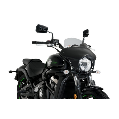 Puig Batwing Touring Screen To Suit Kawasaki Vulcan S (2015 - Onwards) - Smoke
