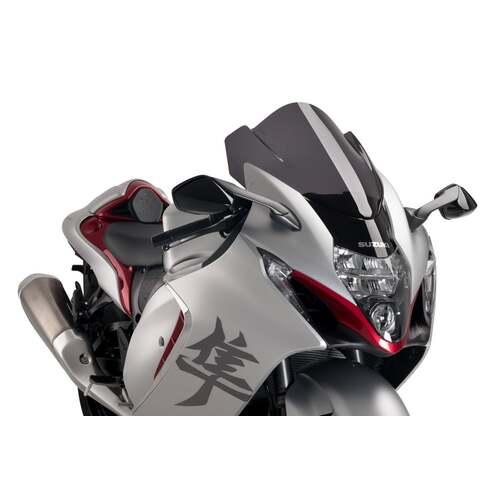 Puig Z-Racing Screen To Suit Suzuki GSX-R1300 Hayabusa (2021 - Onwards) - Dark Smoke