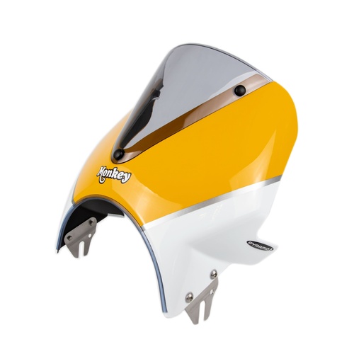 Pyramid Fly Screen | Banana Yellow/Ross White | Honda Monkey 125 2018>2020