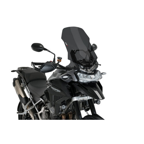 Puig Touring Screen To Suit Triumph Tiger 1200 Models (2022 - Onwards) - Dark Smoke