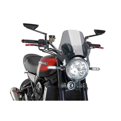 Puig Naked Screen To Suit Kawasaki Z900RS/SE (2018 - Onwards) - Smoke