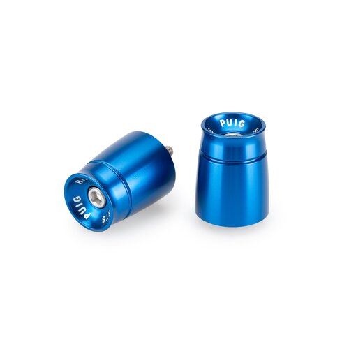 Puig Bar End Aluminum Mod.Sport Yamaha (Blue)