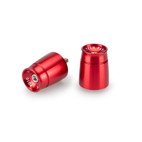 Puig Bar End Aluminum Mod.Sport Yamaha (Red)