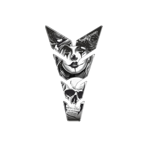 Puig Tank Pad Skull & Poker C/Black