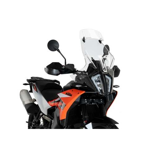 Puig Touring Screen With Visor To Suit KTM 790/890 Adventure (2023 - Onwards) - Clear