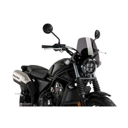 Puig New Generation Sport Screen To Suit Honda CL500 (2023 - Onwards) - Dark Smoke