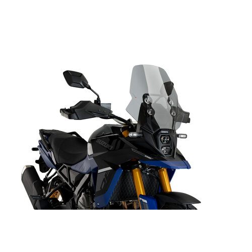 Puig Touring Screen To Suit Suzuki DL800 V-Strom (2023 - Onwards) - Smoke