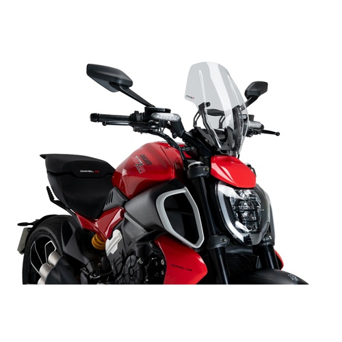 Puig Winds. New Generation Regula. Ducati Diavel V4