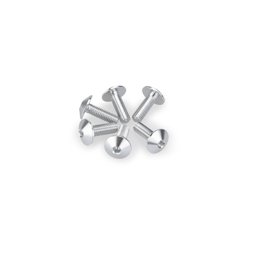 Puig Kit 6 Screws M5X15 Diam. Head 11,8Mm C/Silver