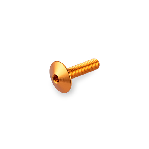 Puig Kit 6 Screws M6X20 Diam. Head 13,9Mm C/Gold