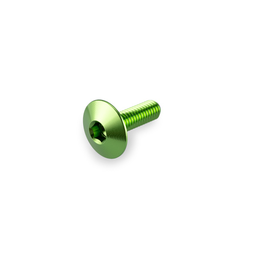 Puig Kit 6 Screws M6X20 Diam. Head 16,8mm (Green)