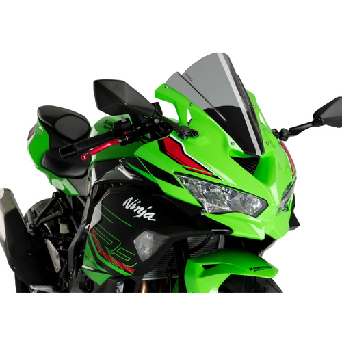 Puig Z-Racing Screen To Suit Kawasaki Ninja ZX-4R/RR (2024 - Onwards) - Smoke