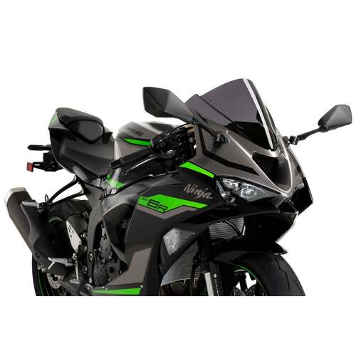 Puig Z-Racing Screen To Suit Kawasaki ZX-6R Ninja (2024 - Onwards) - Dark Smoke