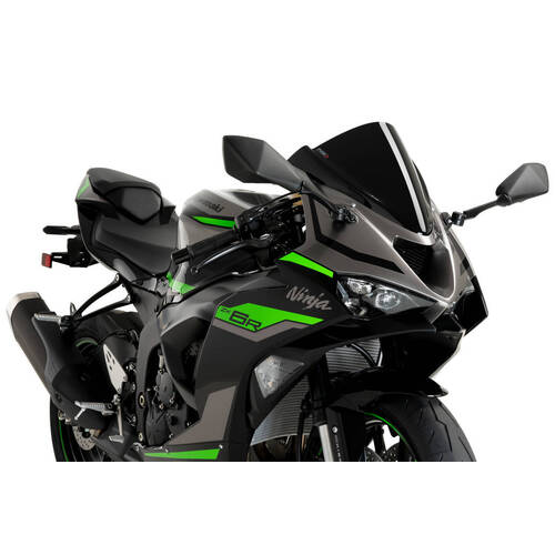 Puig Z-Racing Screen To Suit Kawasaki ZX-6R Ninja (2024 - Onwards) - Black