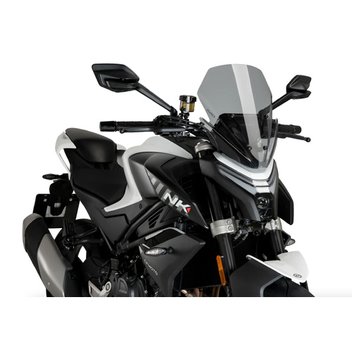 Puig New Generation Sport Screen To Suit CF Moto 450NK (2023 - Onwards) - Smoke