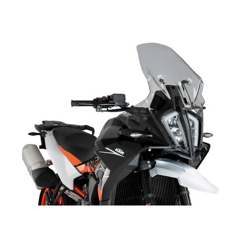 Puig Touring Screen To Suit KTM 890 SMT (2023 - Onwards) - Smoke