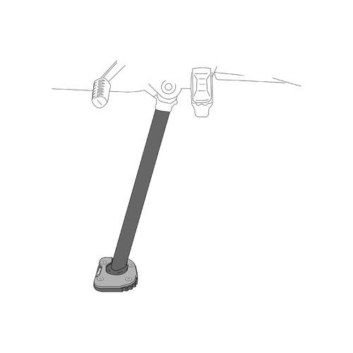 Puig Side Stand Foot Enlarger BMW R1300GS 24' (Black)