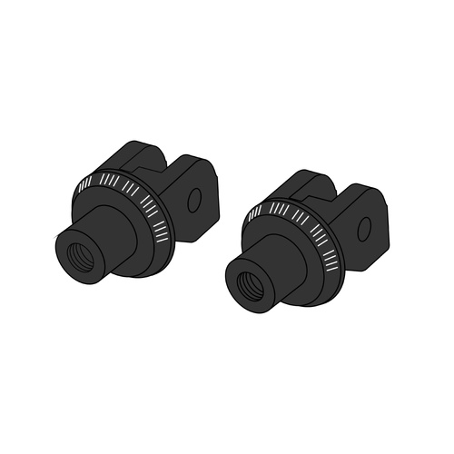 Puig Pair Footrest Fixation Pilot CF Moto 450 NK 23-