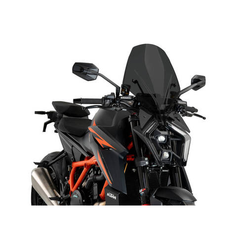 Puig New Generation Touring Screen To Suit KTM 1390 Super Duke R (2024 - Onwards) - Dark Smoke