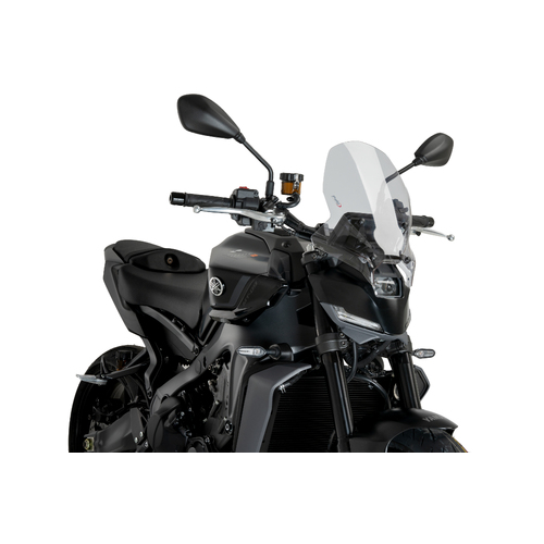 Puig Windshield New Generation Touring Screen To Suit Yamaha MT-09/SP (2024 - Onwards) - Clear