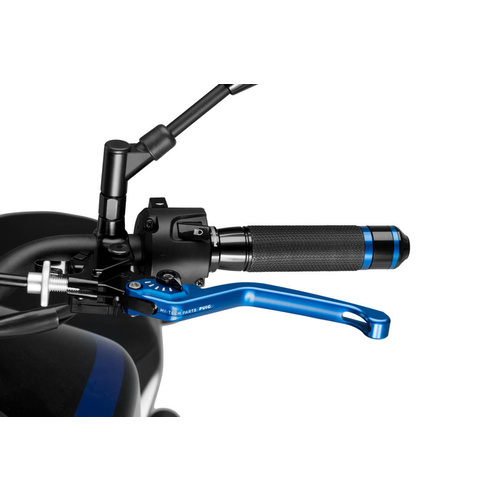 Puig Unfoldable 3.0 Clutch Lever (Blue Lever, Black Adjuster)
