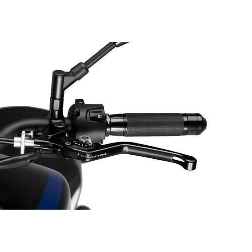 Puig Clutch Levers 3.0 (Unfoldable, Black Lever, Silver Adjuster)