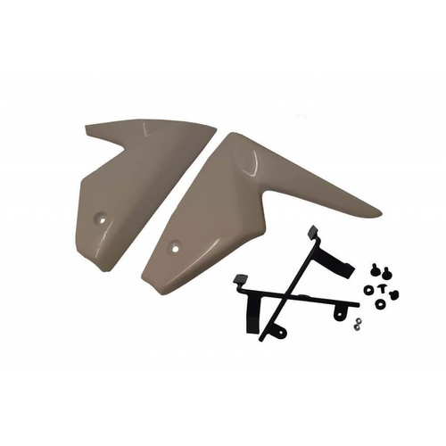 Pyramid Radiator Cheeks | Unpainted | Yamaha MT-09 2013>2016