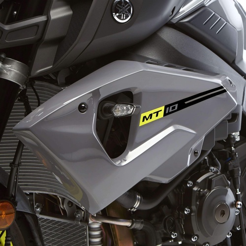 Pyramid Sport Fairing Panels | Gloss Grey (Nimbus Grey) | Yamaha MT-10 2016>2021