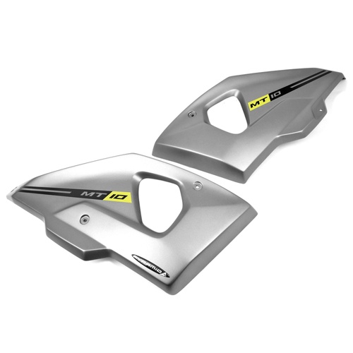 Pyramid Sport Fairing Panels | Matte Metallic Grey (Night Fluo Matte) | Yamaha MT-10 2016>2021