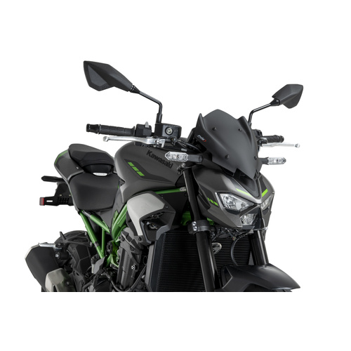 Puig New Generation Sport Screen To Suit Kawasaki Z900/SE (2025 - Onwards) - Matt Black