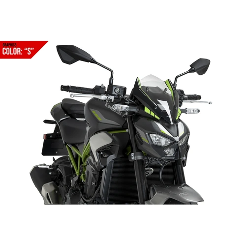 Puig New Generation Sport Screen To Suit KAWASAKI Z900 25' C/SCRE