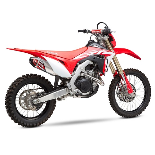 Yoshimura CRF450X 19-25 RS-4 Stainless Full Exhaust, w/ Aluminium Muffler