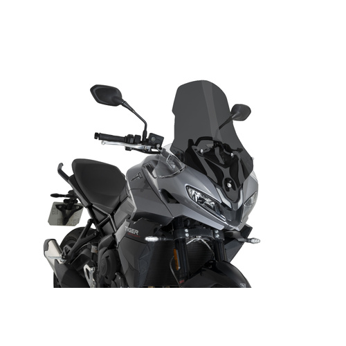 Puig Touring Screen To Suit Triumph Tiger Sport 800 (2025 - Onwards) - Dark Smoke