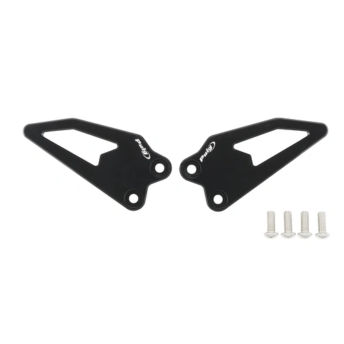 Puig HEEL PLATES YAMAHA R9 25' C/BLACK