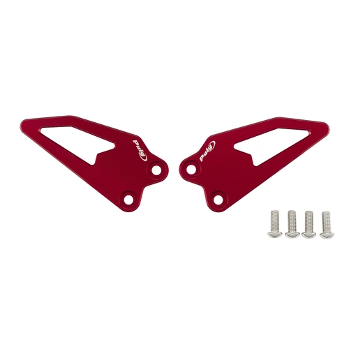 Puig HEEL PLATES YAMAHA R9 25' C/RED
