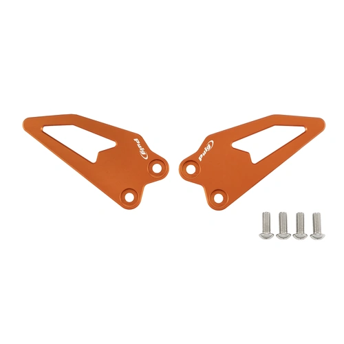 Puig HEEL PLATES YAMAHA R9 25' C/ORANGE