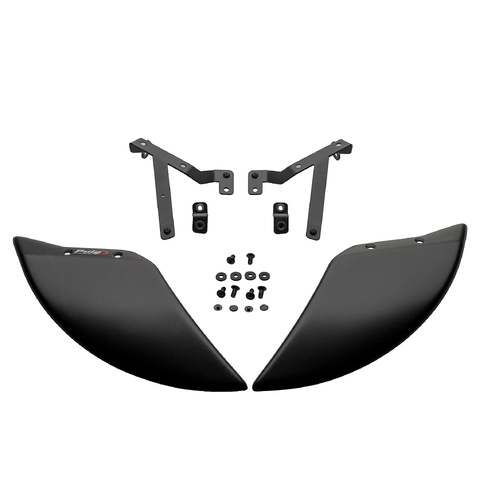 Puig Aero Wheel Deflector To Suit Yamaha MT-07 (2025 - Onwards) - Matte Black