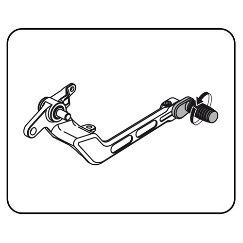 Puig ADJUSTABLE BRAKE FOOT PEDAL KAWASAKI Z1100 26' C/P