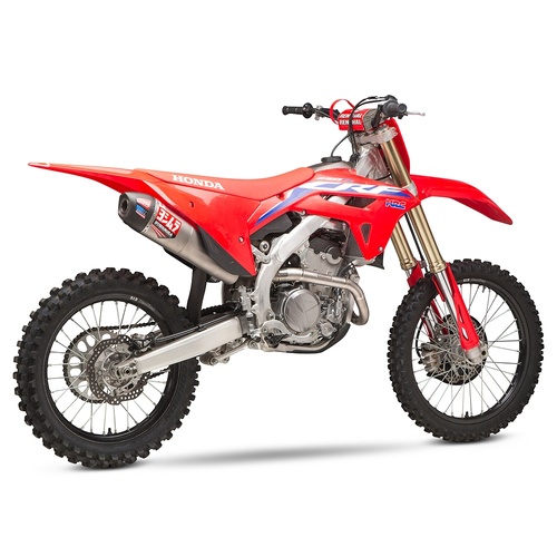Yoshimura CRF250R/RX 22-24 RS-12 Titanium Full Exhaust, w/ Titanium Muffler