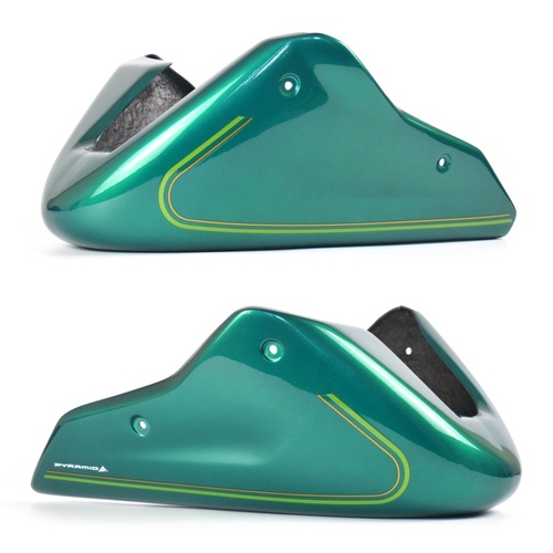 Pyramid Belly Pan | Candy Emerald Green | Kawasaki Z 650 RS 2021>Current