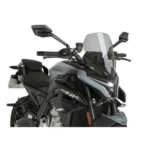 Puig New Generation Sport Screen To Suit CF Moto 675NK (2025 - Onwards) - Smoke