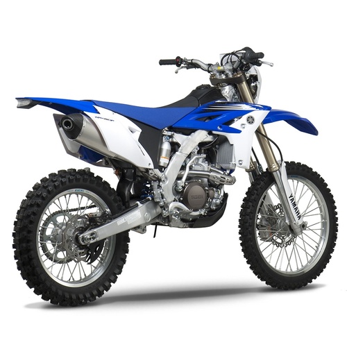 Yoshimura WR450F 12-15 RS-4 Stainless Full Exhaust, w/ Aluminium Muffler