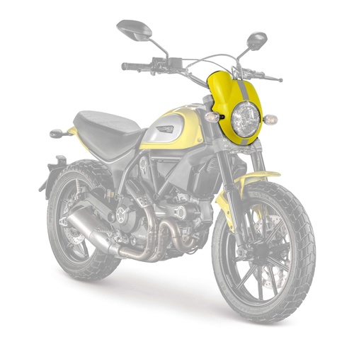 Pyramid Nose Fairing | Gloss Yellow ('62 Yellow) | Ducati Scrambler Icon 2015>Current