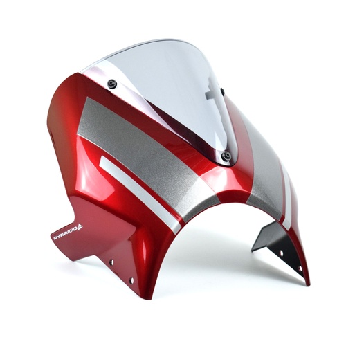 Pyramid Fly Screen | Red Hopper Scheme | Triumph Speed Twin 1200 2019>2024