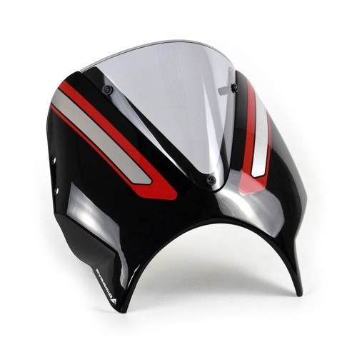 Pyramid Fly Screen | Sapphire Black Scheme | Triumph Trident 660 2021>Current