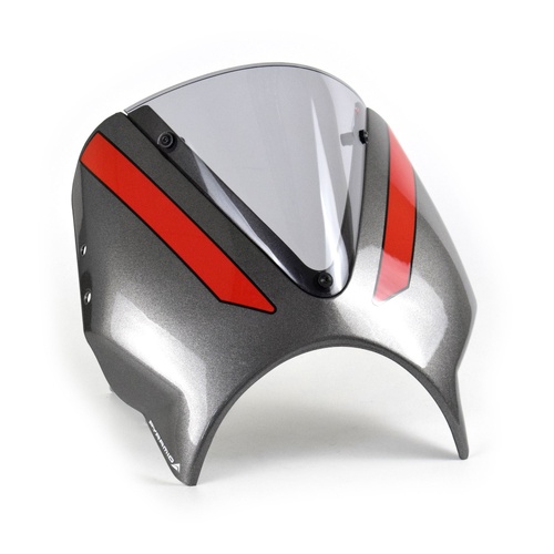 Pyramid Fly Screen | Silver Ice/Diablo Red | Triumph Trident 660 2021>Current